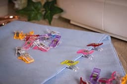 Stoffen clips voor naaien en quilten - neonkleuren, 100 stuks — thumbnail 2