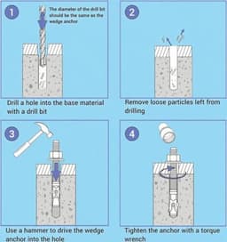 Heavy Duty Ankers M10 x 110 mm - 30 Stuks Verzinkt Roestvrij Staal — thumbnail 2
