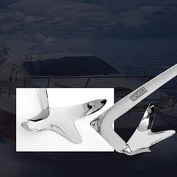 Zwaar Klauwanker 5 kg Roestvrij Staal voor Jacht en Speedboot — thumbnail 3