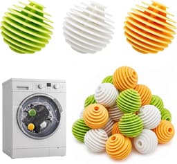 15-delige set wasballen voor wasmachines en drogers, siliconen droogballen, herbruikbare wasballen om kreukels en klitten te verminderen, wasballenset — thumbnail 1