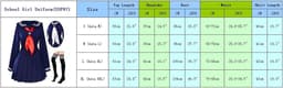 Japanse schoolmeisjes matroosjurk, shirts uniform anime cosplay-kostuums met sokken, set — thumbnail 2