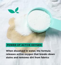 Oxygen Bleach, 3-in-1, 1kg, White and Colour Stain Remover Wax Enhancer Eco-friendly Active Oxygen Sodium Percarbonate - ShopVlot — thumbnail 3