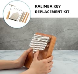 1set Kalimba Sleutels Met Tuninghamer Accessoires Voor Duurzame Herstelonderdelen Duimpiano Eenvoudig Te Monteren Te Gebruiken — thumbnail 3