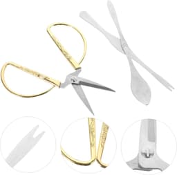 1set Multifunctionele Kreeft Gereedschappen Kreeften Pliers Kreeften Vork Handvat Voor Thuis Restaurants Rood Zilver — thumbnail 4