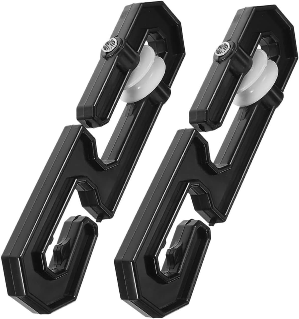 2 Stuks Verstelbare Plastic Kledinglijn Separator Spreader Pulley Heavy Duty Kledinglijn Splitter voor Efficiënt Droogproces — afbeelding 1