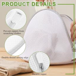SnelShoppen - Set van 4 BH Wasnetten - Herbruikbare Waszakken voor BH's, Ondergoed en Delicate Kleding - Stevig en Duurzaam - Ideaal voor de Wasmachin — thumbnail 4
