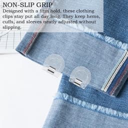 Solidchoice - 8 Verstelbare Hem Clips voor Het Inkorten van Kleding — thumbnail 3
