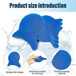 Dierenhaarverwijderaar - Wasroller Pluisjes - Wassen Zonder Haren - Beschermt Textielvezels - 10.5 cm - Blauw — thumbnail 4