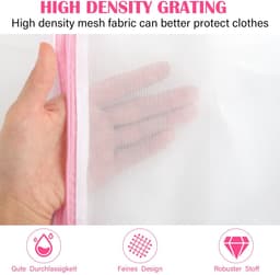 Dailygoods - Wasnet waszak, 9-delige set wasmachinetas, herbruikbaar, om vervorming en vouwen te voorkomen, geschikt voor het scheiden van bovenkleding, overhemden, ondergoed, schoenen — thumbnail 5