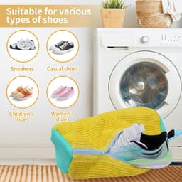 Dailygoods - Schoenwaszak, wasmachine, duurzame en herbruikbare schoenen, waszak, sneakers, wasnet, schoenen met ritssluiting, waszak, schoenen voor wasmachine en droger — thumbnail 2