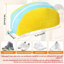 Schoenwaszak voor de wasmachine, multifunctionele bescherming voor schoenen, ideaal voor delicate schoenen en sportieve modellen — thumbnail 2