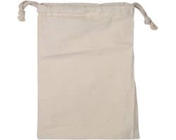 SnelShoppen - Katoenen waszak, stevige grote waszak Canvas met trekkoord, 4 maten, grote capaciteit voor was, opslag, ruimtebesparend, maak je huis op
