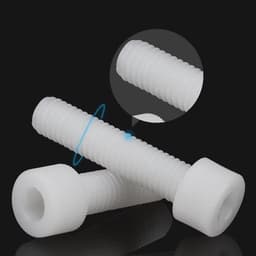 Nylon Schroeven M12x30mm - Inbus Schroevenset - Kunststof - Slijtvast - Corrosiebestendig - 8 Stuks - Inbusschroeven — thumbnail 5