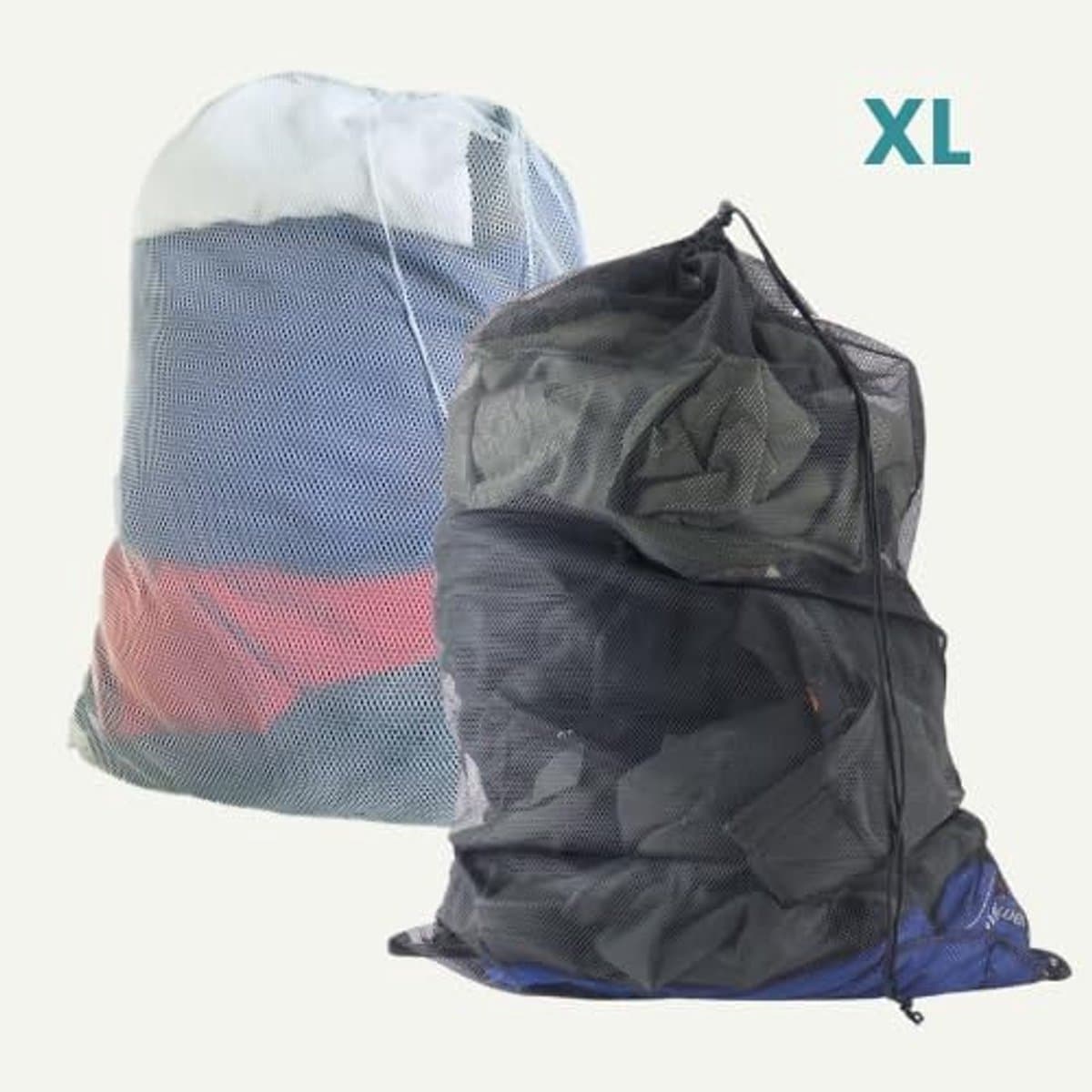 Waszak Large XL - 60x90CM - Polyester - Trekkoord Sluiting - Handig voor Kleding - SnelShoppen — afbeelding 1