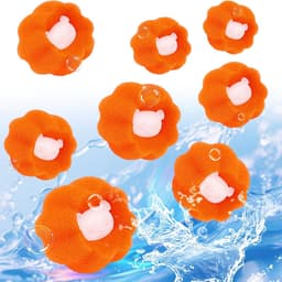 SnelShoppen - Wasmachine Dierenhaarverwijderaar, 8-pack Herbruikbare Haarverwijderingsballen, Pluizenfilter voor Effectieve Dierenhaar en Pluizen Verw — thumbnail 1