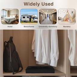 SnelShoppen - Slimme Wasmand met Handvatten, Vouwbare Laundry Collector, Smalle Opbergmand voor Kleding, Speelgoed, 20x40x60 cm, Waterproof Oxford Sto — thumbnail 5