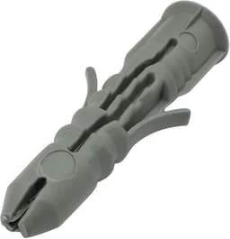 Universele pluggen set - Ankers pluggen - Muurbevestiging klussen - Geribbeld anti-rotatie ontwerp - Ø 5 x 25 mm - Grijs — thumbnail 3
