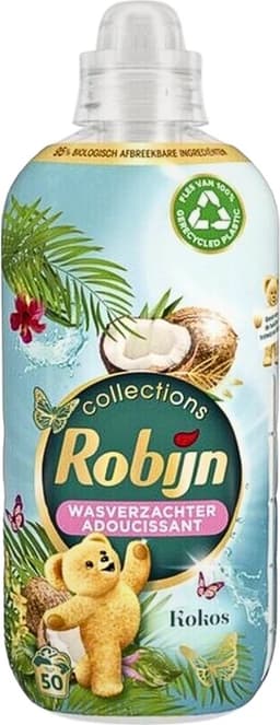 Robijn Collections - Wasverzachter - Kokos - 1,25L - 50 Wasbeurten - Bulkverpakking - 10 stuks — thumbnail 3