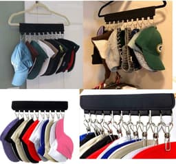 Goodivery ® 2-in-1 Reisset voor Hoeden en Accessoires, Draagbare Organizer met Clips — thumbnail 3