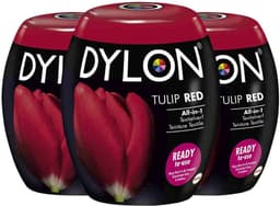 Dylon Textielverf Red Tulip - 3 x 350 gr - Voordeelverpakking — thumbnail 2