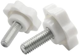 JHUBERS- Vleugelschroef M6x16mm - Stergreep - Kunststof/Koolstofstaal - 10 Stuks - Bevestigingsmethode - Handmatig Vastzetten - Duimschroef — thumbnail 4
