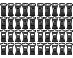 Wasknijpers - Kledingclips - Kleding Drogen - Antislip Ontwerp - 40 Stuks - Wit
