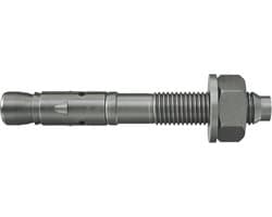 Slaganker - Metaalanker Heavy Duty - Zware Lasten Bevestigen - Hoge Draagkracht Beton - 12/10 Kurzversion - Zilverkleurig
