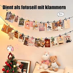 Waslijn met knijpers - Reis waslijn - Draagbaar drogen - Antislip kralen - 180-300 cm - Zwart — thumbnail 5