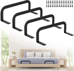 Solidchoice - Dailygoody - antislip matrashouders - matrashouder - voorkomt wegglijden - 4 stuks - matrastoppers - perfect voor volwassenen - stevige metalen constr. — thumbnail 1
