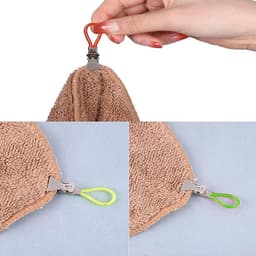Dailygoods - 15 Stuks Kleurrijke Metalen Clips voor Theedoeken en Handdoeken - Multifunctionele Handdoekclips — thumbnail 2