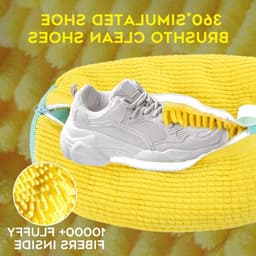 Waszak voor schoenen - 2 stuks, ideaal voor in de wasmachine, geschikt voor diverse maten en vormen, beschermt schoenen tijdens het wassen — thumbnail 4