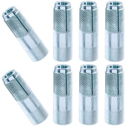 Beton Ankers - Uitbreidingsbouten - Massief Beton - Gekarteld Ontwerp - 1/2 Inch - Verzinkt — thumbnail 1
