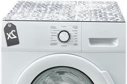 Wasmachine Beschermers - Antislip Matten - Apparaten Stabiliseren - Op Maat Te Knippen - 60 x 60 cm - Blauw Grijs — thumbnail 1
