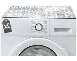 Wasmachine Beschermers - Antislip Matten - Apparaten Stabiliseren - Op Maat Te Knippen - 60 x 60 cm - Blauw Grijs