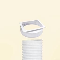 Afvoerslang Aansluitset - Airco Slang Set - Airco Installatie - Traploos Verstelbaar - Tot 150 cm - Wit — thumbnail 2