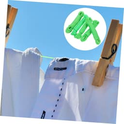 Nylon Waslijnen - Drooglijnen Kleding - Buiten Kleding Drogen - Winddicht Antislip - 5 stuks - Groen — thumbnail 3
