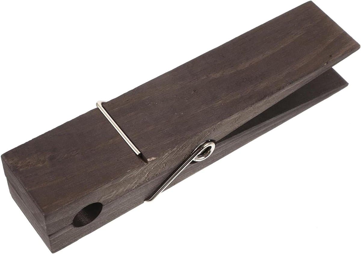 Houten Wasknijper - Grote Klem - Handdoeken Drogen - Rustiek Design - 22cm - Niet Gespecificeerd — afbeelding 1