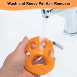 Pluisballen Wasmachine - Wasballen Haarverwijderaar - Dierenharen Verwijderen - Herbruikbaar Siliconen Ontwerp - 19 x 9 x 3 cm — thumbnail 5