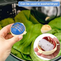Dierenhaarverwijderaar - wasmachine - 3 stuks - pluisballen - herbruikbare dierenhaarverwijderaar - kattenhaarverwijderaar - haarverwijderaar voor dierenharen - pluisjes - stof en vuil — thumbnail 2
