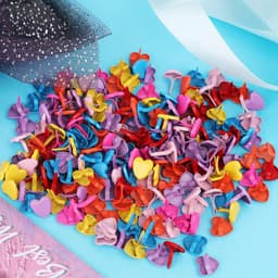 200 Stuks Hartvormige Decoratieve Klemmen voor Knutselen en Scrapbooking — thumbnail 2