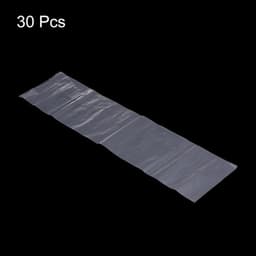 30 PCs Duidelijke Vlakke Open Plastic Poly Zakken 6x24 Inch 1.6 Mil Verpakkende Zakken voor Voedsel, Huis, Collectibles Opslag, Bewijzen Brood, Deeg — thumbnail 4