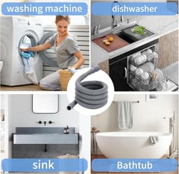 Afvoerslang Wasmachine Verlengstuk - Diverse Lengtes (1 tot 6 meter) met 4 Universele Aansluitingen — thumbnail 5