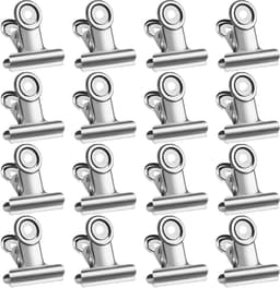 50 Stuks Kleine Zilveren Bulldog Clips (22mm) - Multifunctionele Metalen Klemmen voor Documenten, Foto's en Knutselprojecten — thumbnail 2
