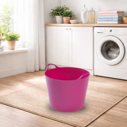 Flexibele emmer - 26 liter - Kunststof - Roze - 38 x 41 x 35 cm — thumbnail 2