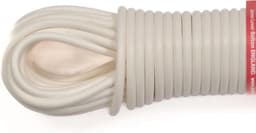 PVC Kledinglijnen - Waslijnen Polyester - Kleding Drogen - Stevig Polyester - 20 meter - Wit — thumbnail 5
