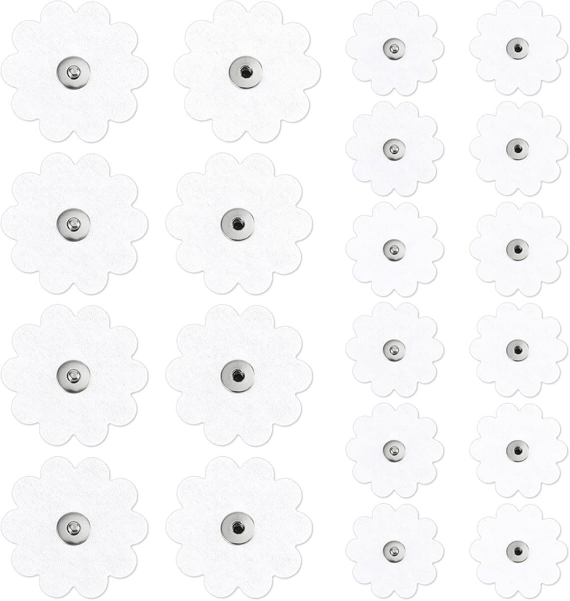 20 drukknopen voor dekbedden, elegante strijkbare drukknopen, bloemvormige dekbedclips, dekbedovertrek, dekbedaccessoires, beddengoedaccessoires — afbeelding 1