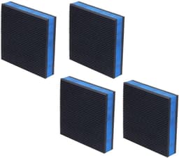 Rubber EVA trillingsdempers Set van 4 trillingsmatten voor wasmachine, airconditioning, warmtepomp, geluidsvermindering, antislippads, 100 x 100 x 22, 3 mm, geschikt voor binnen- en buitengebruik — thumbnail 1