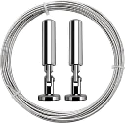 Allecto plus - 5 meter roestvrijstalen gordijnkabel voor waslijn en gordijnen - spansysteem - gordijnrail met search optimization — thumbnail 1
