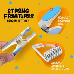 Antislip wasknijpers van siliconen - Set van 20 Meerkleurige Klemmen voor Diverse Toepassingen — thumbnail 3