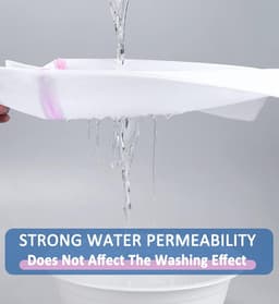 Famanu - Wasserij Zak 6 Stuks, 40cm – 60cm 3 Verschillende Maten Wasgoed Zak, Wasgoed Zak Beschermt Delicate Kleding, Verborgen Rits, Zeer Duurzaam — thumbnail 4